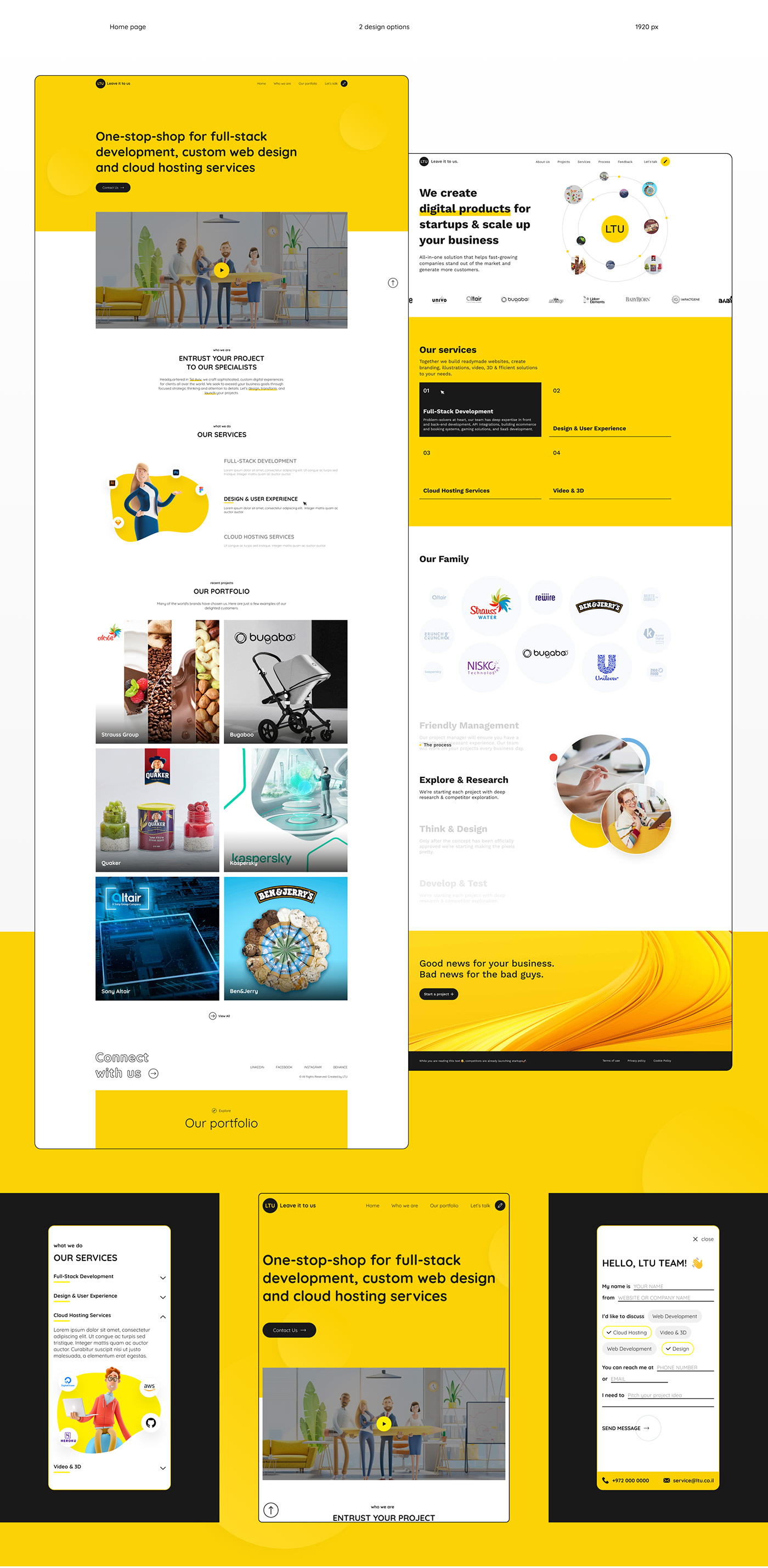 ux/ui Figma Website design digital redesign