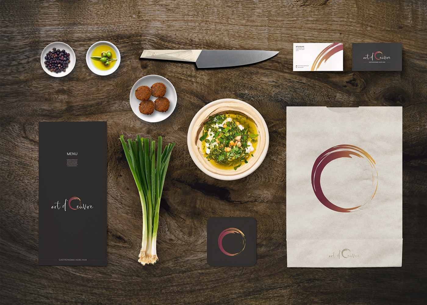 art Art culinare logo MNBAQ musée branding  restaurant