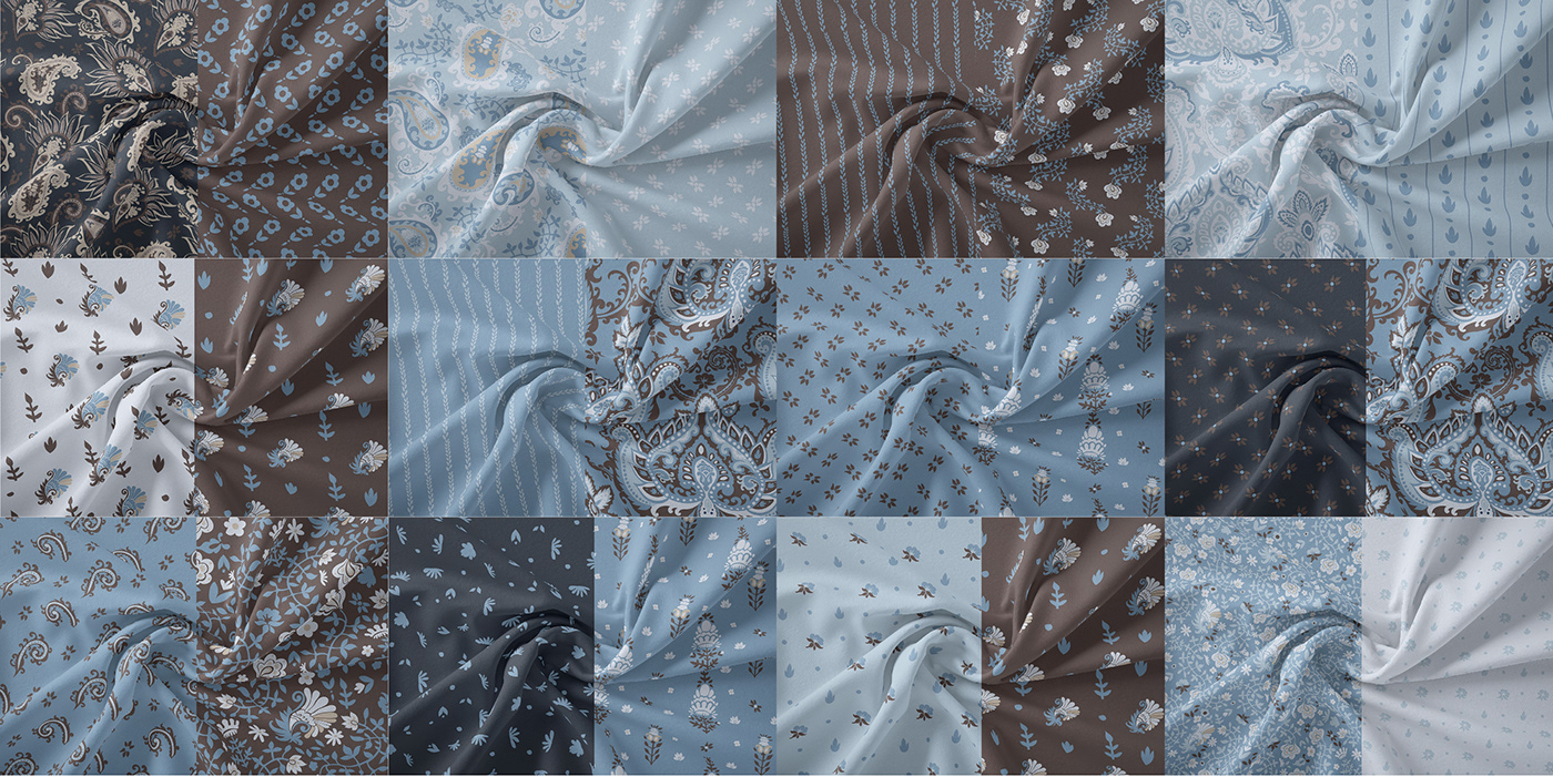 paisley seamless pattern vector patterns textile design  textile print fabric design surface design pattern paisley pattern fashion design
