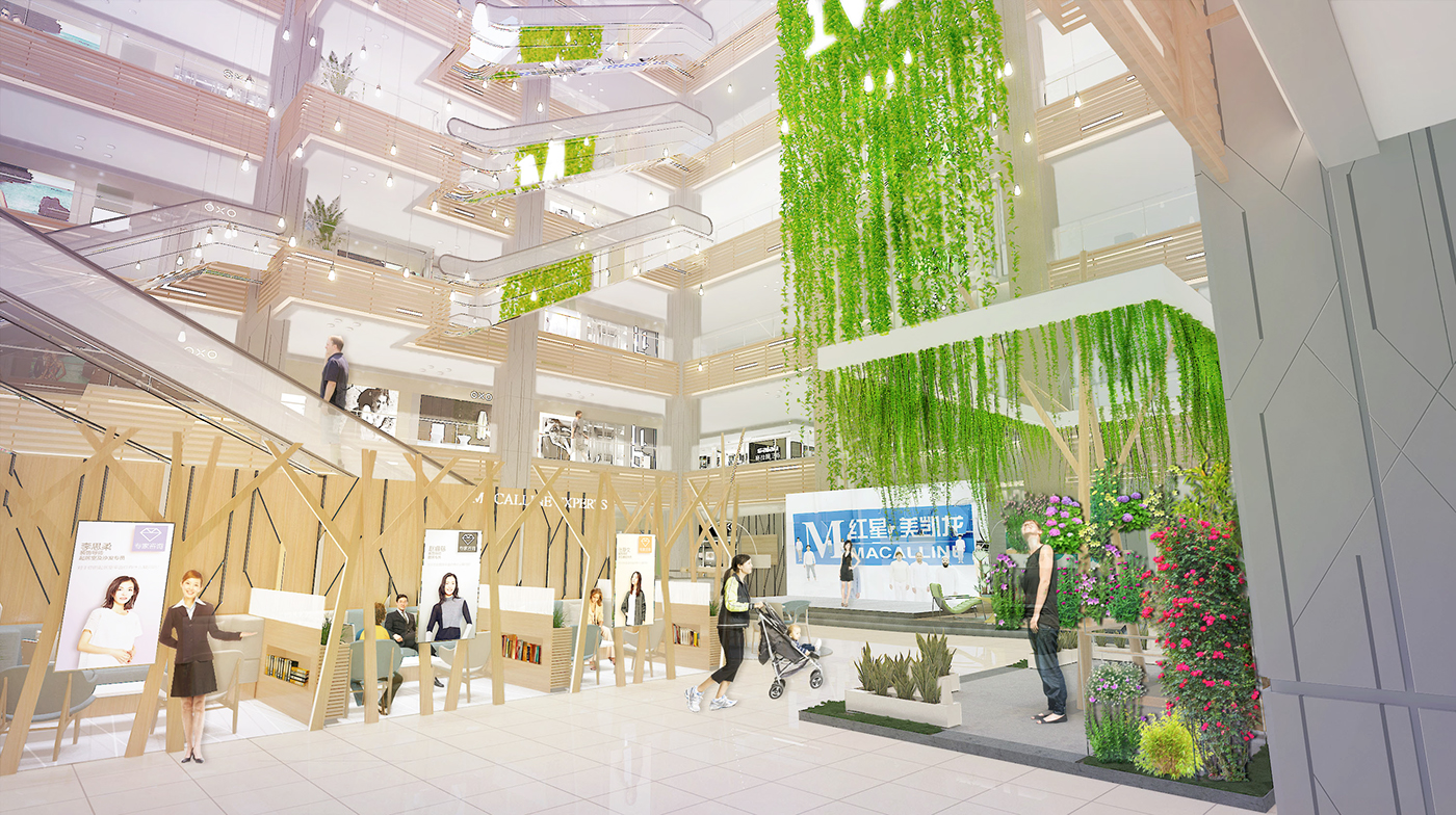 Retail design Macalline shopping mall design