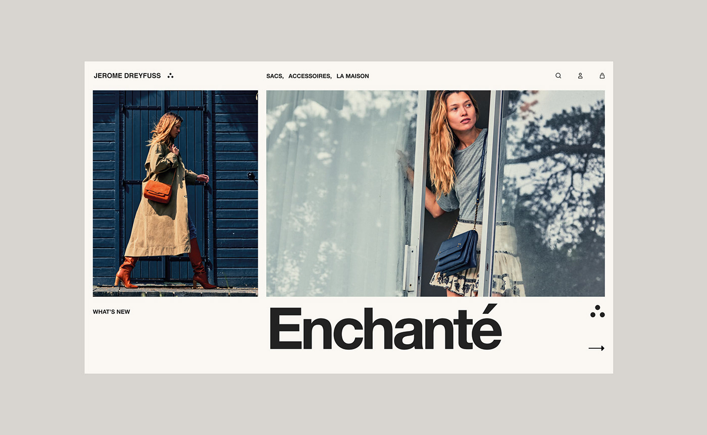 Ecommerce editorial Fashion  grid Layout magazine typography   UI/UX Web Design  Website