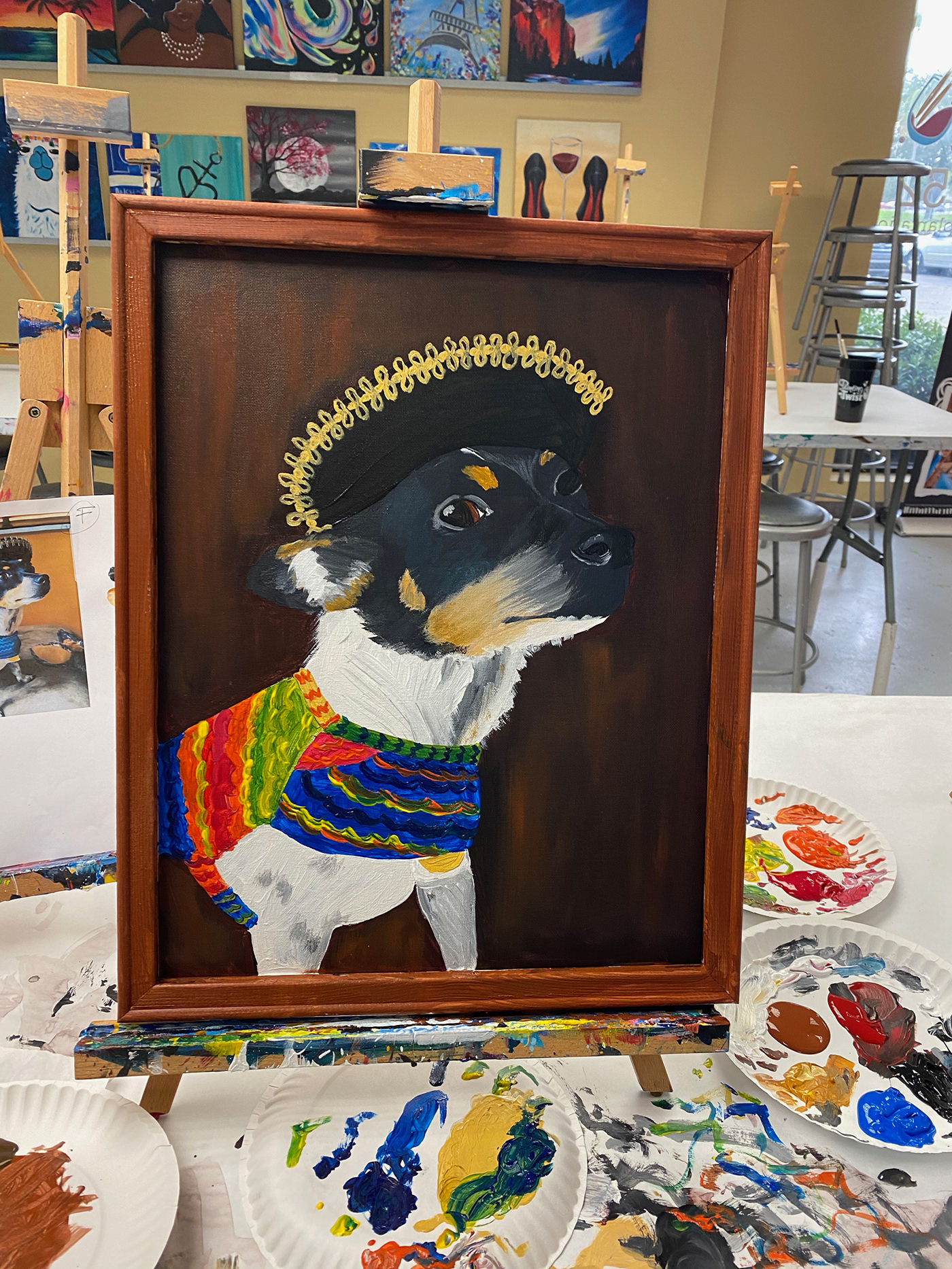 Melissa Klunder's painting of her dog