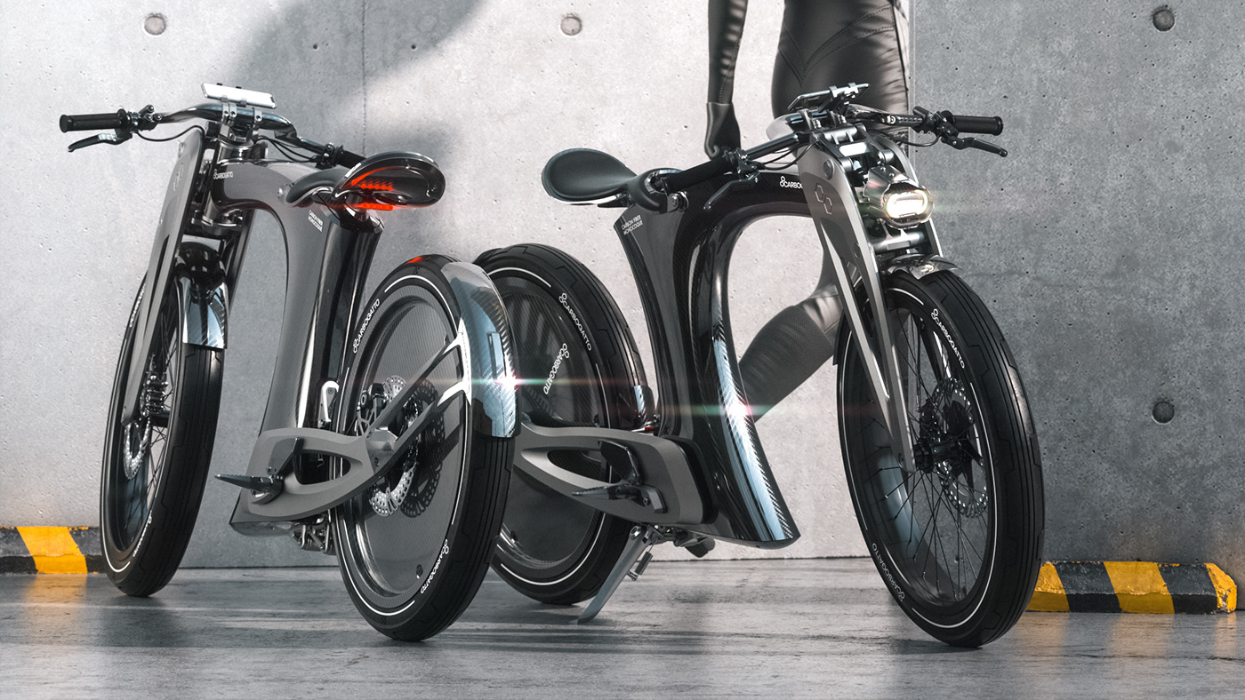 electric motorbike electric bike carbogatto Vehicle electric vehicle automotive  