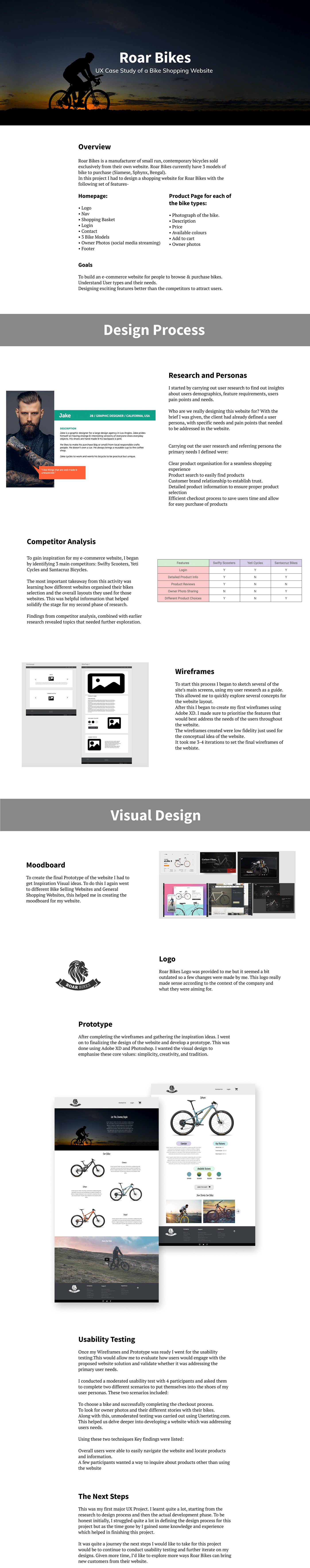 Bike e-commerce productdesign Shopping Webdesign UI ux