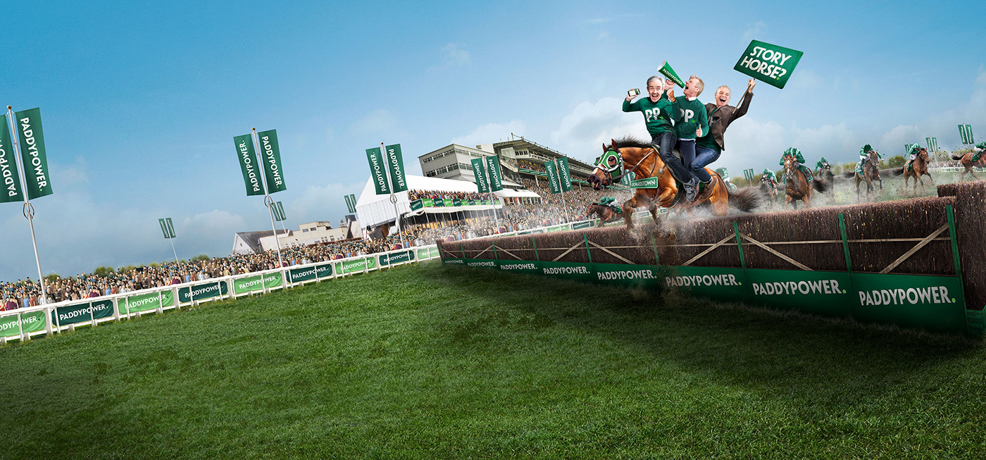 dublin Ireland Racing Festival Racing Horseracing montage Editing  Advertising  banner Dublin Racing Festival