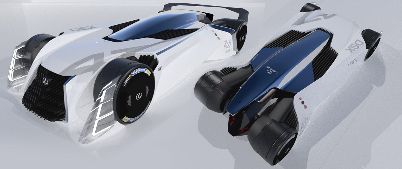 Lexus Design race car Automotive design cardesign Art Center Lexus Robotic design CAR RACING