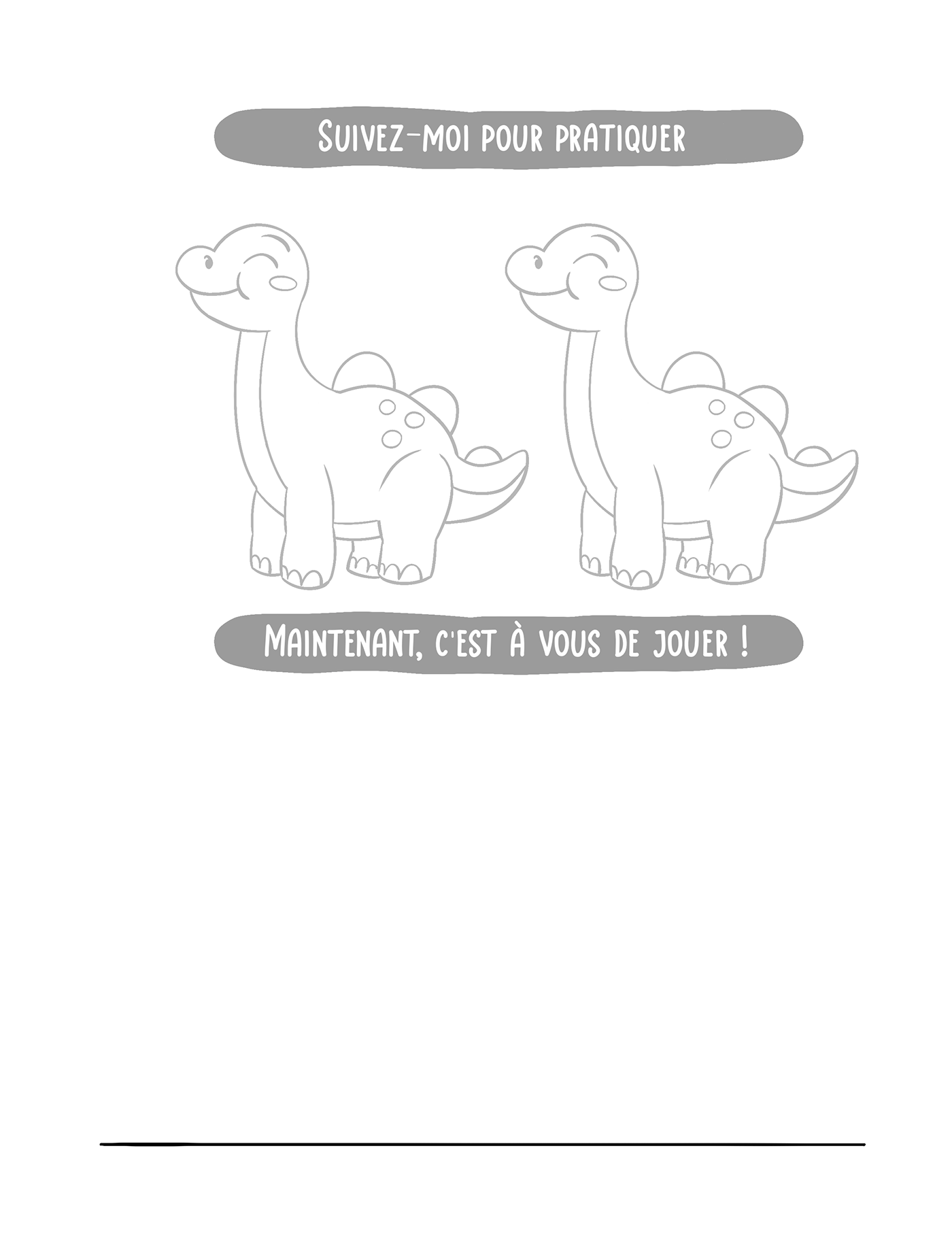 dessiner des dinosaure