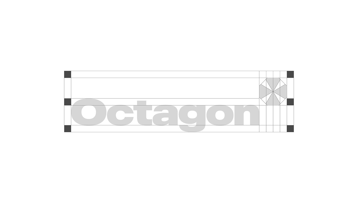 logo identity statyonery viet nam branding  logo folio Fashion  modern Octagon vietnam