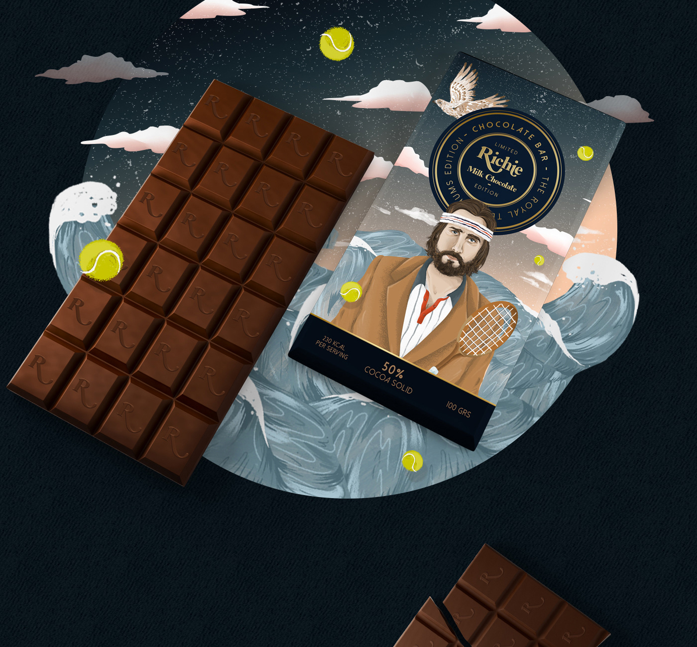 branding  chocolate creative design digital painting diseño ILLUSTRATION  ilustracion