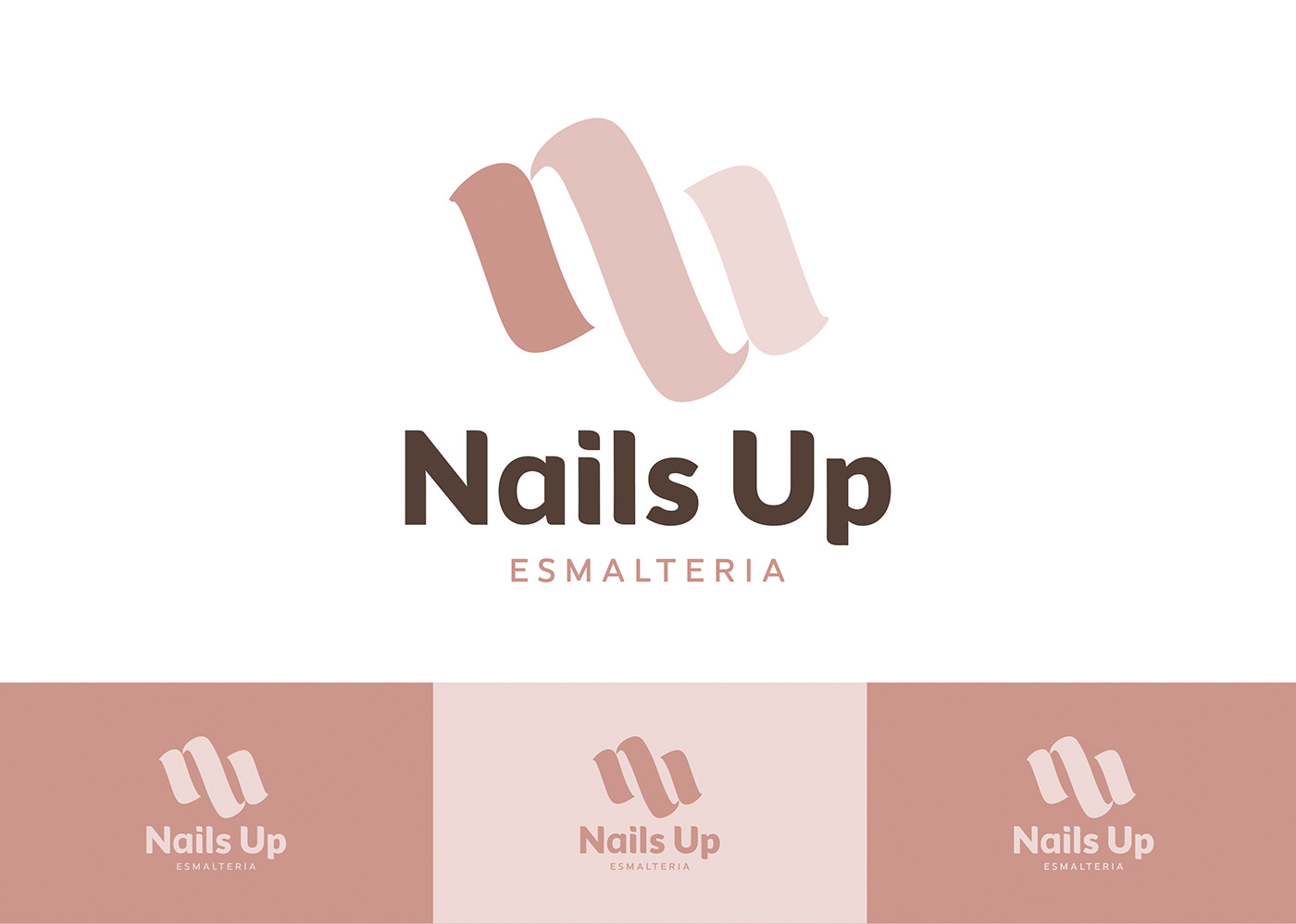ad branding  design Esmalteria logo nails Paulo Arrivabene pauloarrivabene pink visual identity