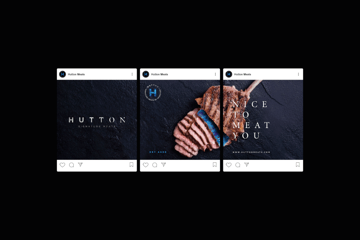 ArtDirection branding  identity instagram meat otherhead Packaging RRSS tipografia tipography
