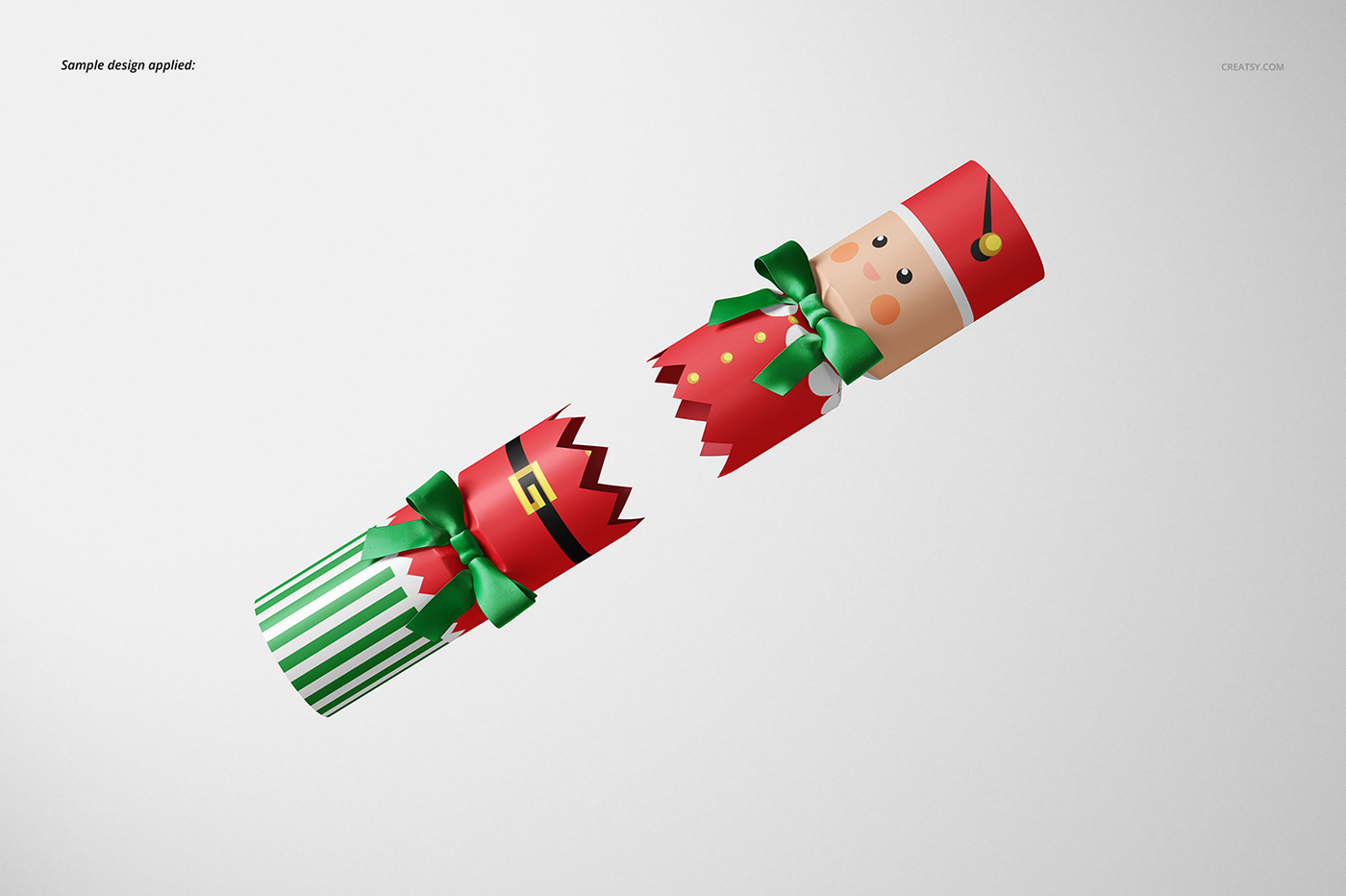 mock-up Mockup mockups template Christmas Cracker xmas party Packaging gift
