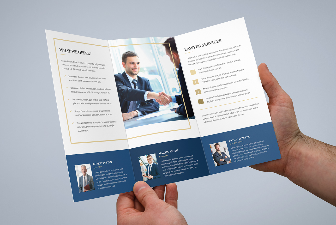 brochure Brochure Tri-Fold print template photoshop template law firm finance business corporate company Consulting