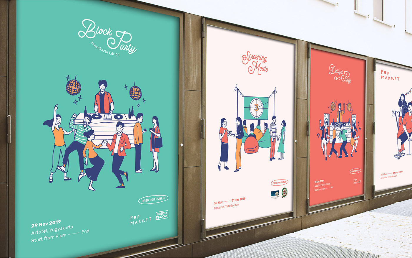 digital design Event Exhibition Design  graphic design  ILLUSTRATION  indonesia Layout market pitustudio poster