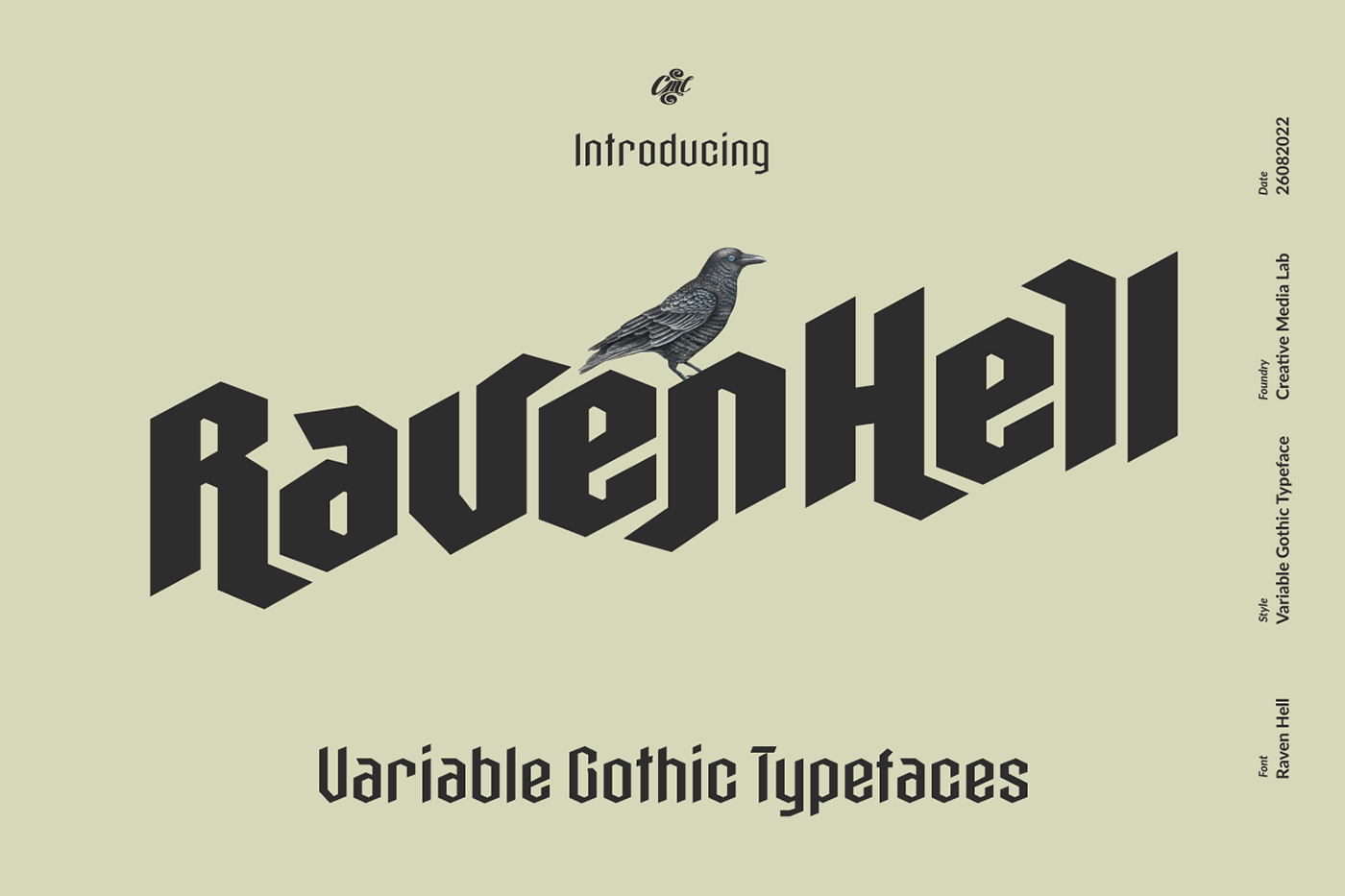 Blackletter brand brand identity branding  Clothing font gothic ILLUSTRATION  logo typography  