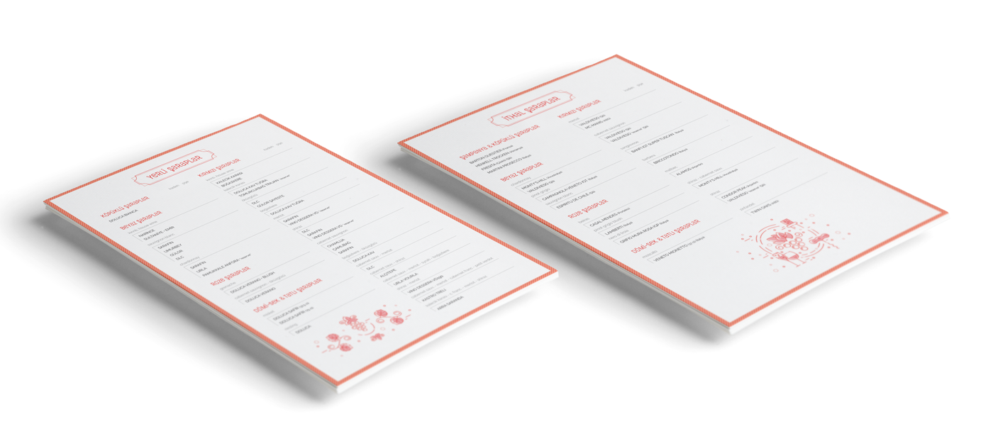 kırıntı menu design Icon Food  restaurant wine