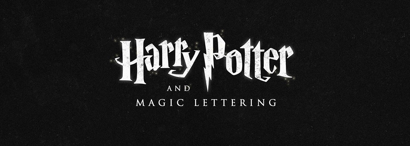 lettering harry potter typography   Magic   Spells Calligraphy   logo logopack Avada Kedavra