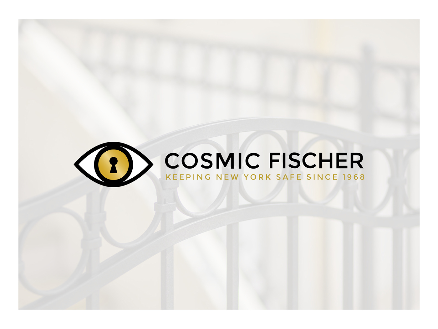 logo Rebrand brand locksmith cosmic fischer cosmic fischer New York Website business card