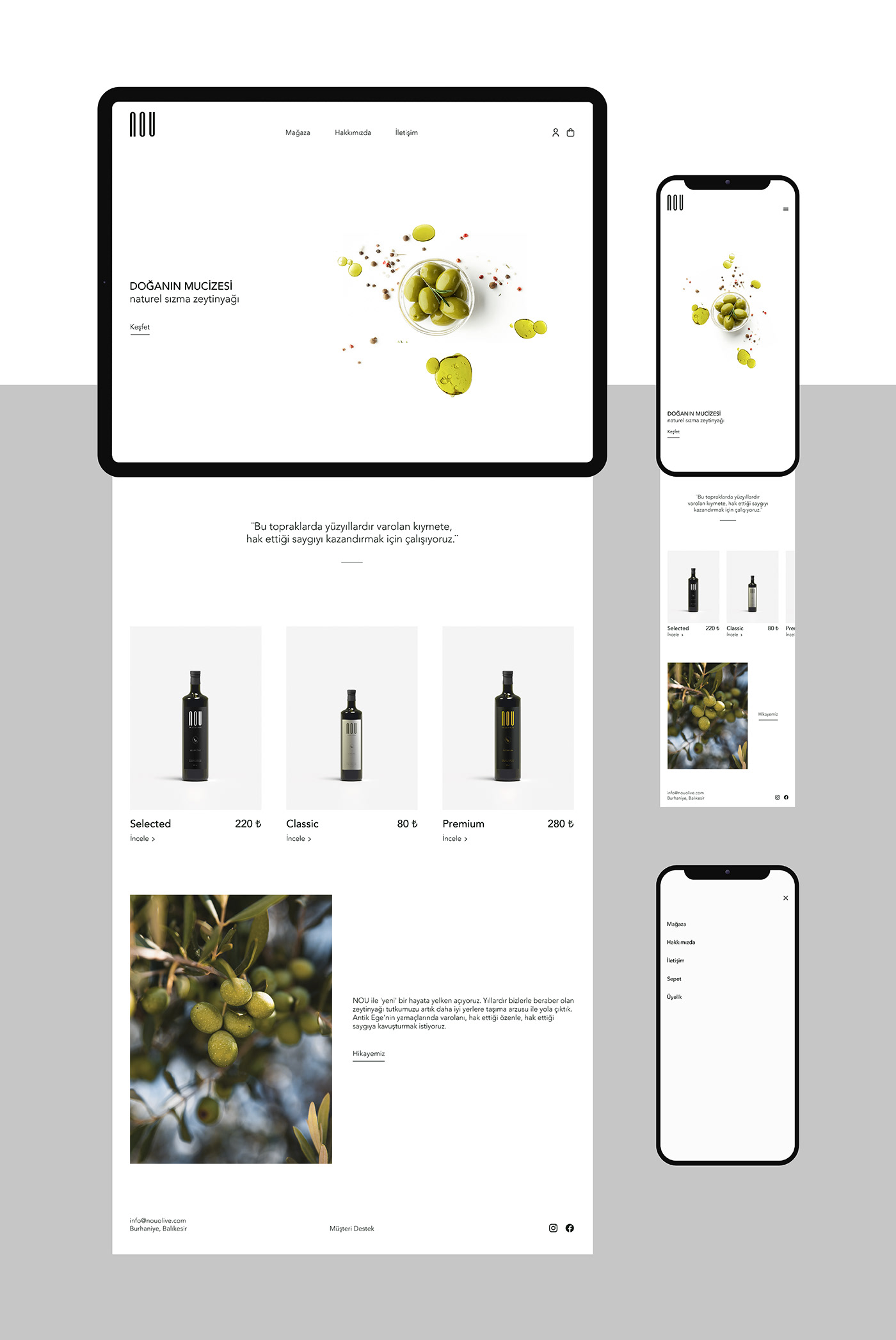 brand identity branding  Ecommerce Interface Olive Oil Packaging ui design user interface Website brand