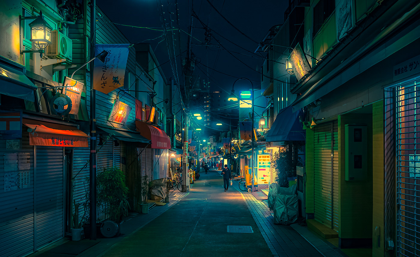 Anthony presley culture Cyberpunk fantasy japan night Photography  Street surreal tokyo