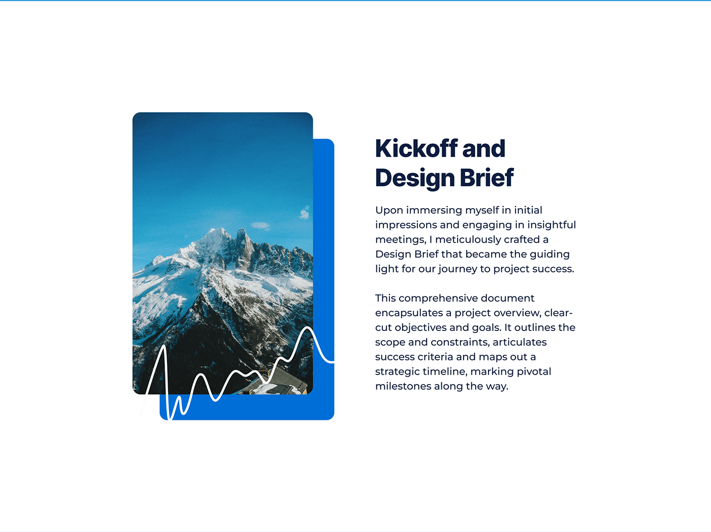 A summary about the Kickoff and Design Brief