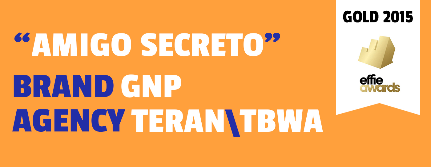 Teran TBWA TBWA publicidad fud SEGOB creative chuckseoh Spot GNP amigo secreto Teleton