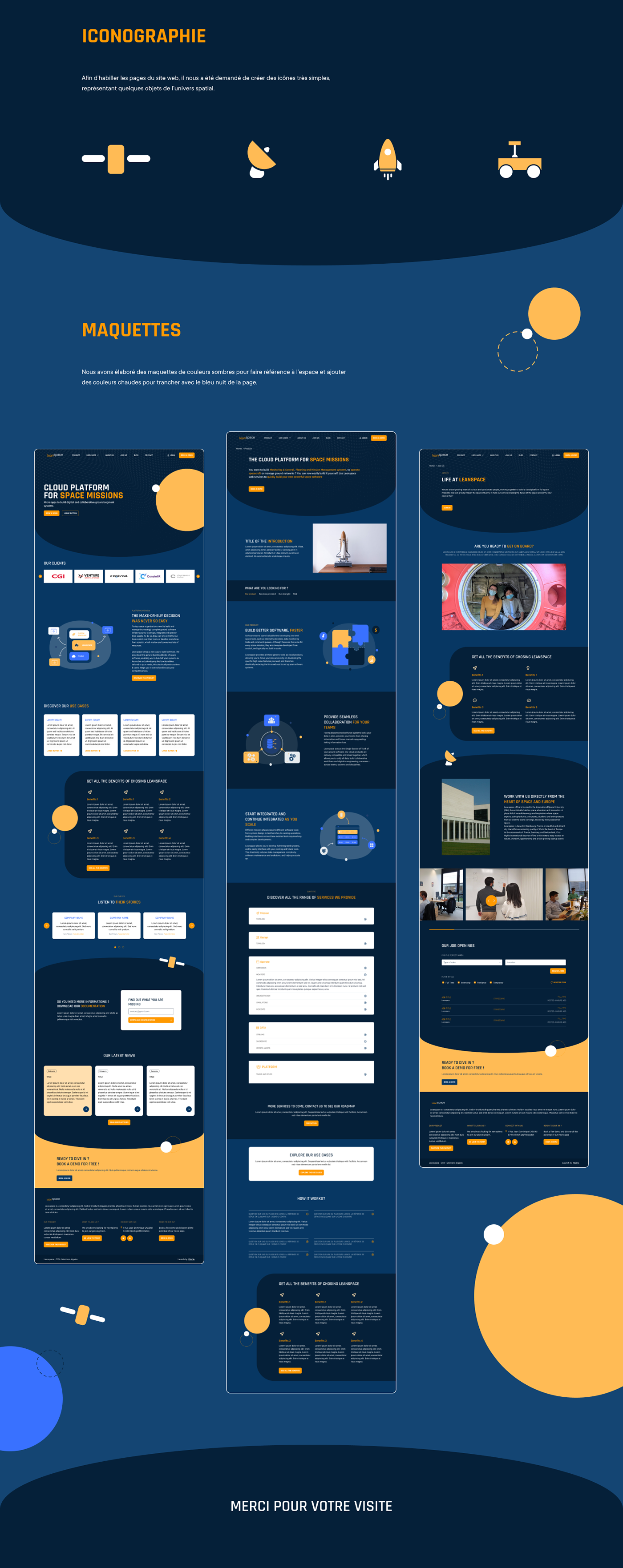 blue ILLUSTRATION  Space  ui design user interface Webdesign Website