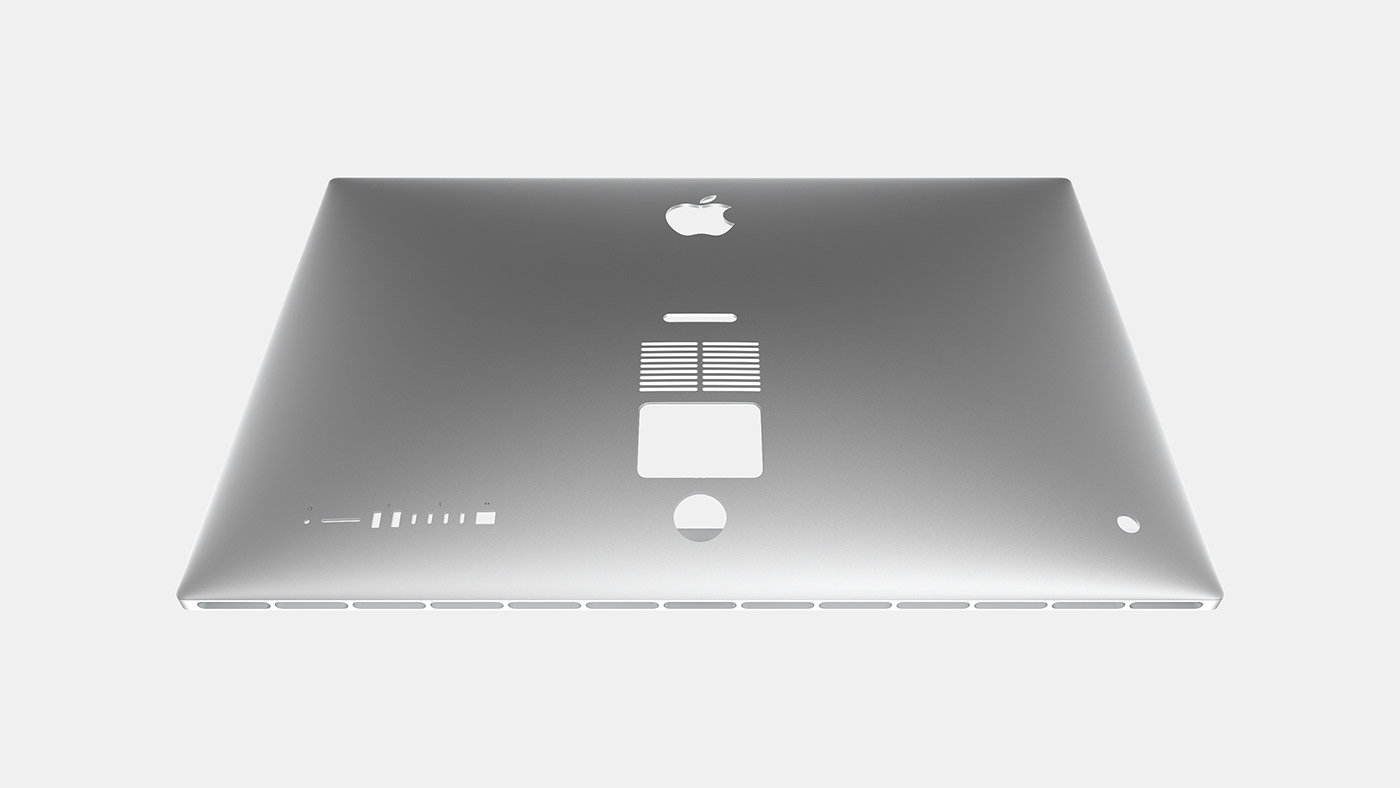 apple concept iMac mac details minimal photoreal concept design design visualisation