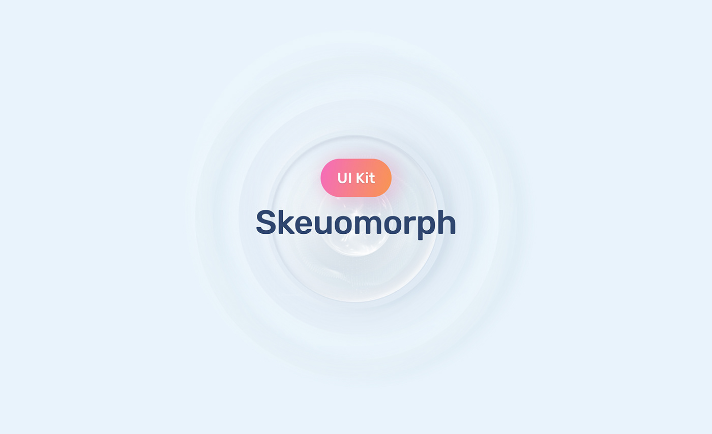 UI Kits design idea #168: Skeuomorph Ui Kit