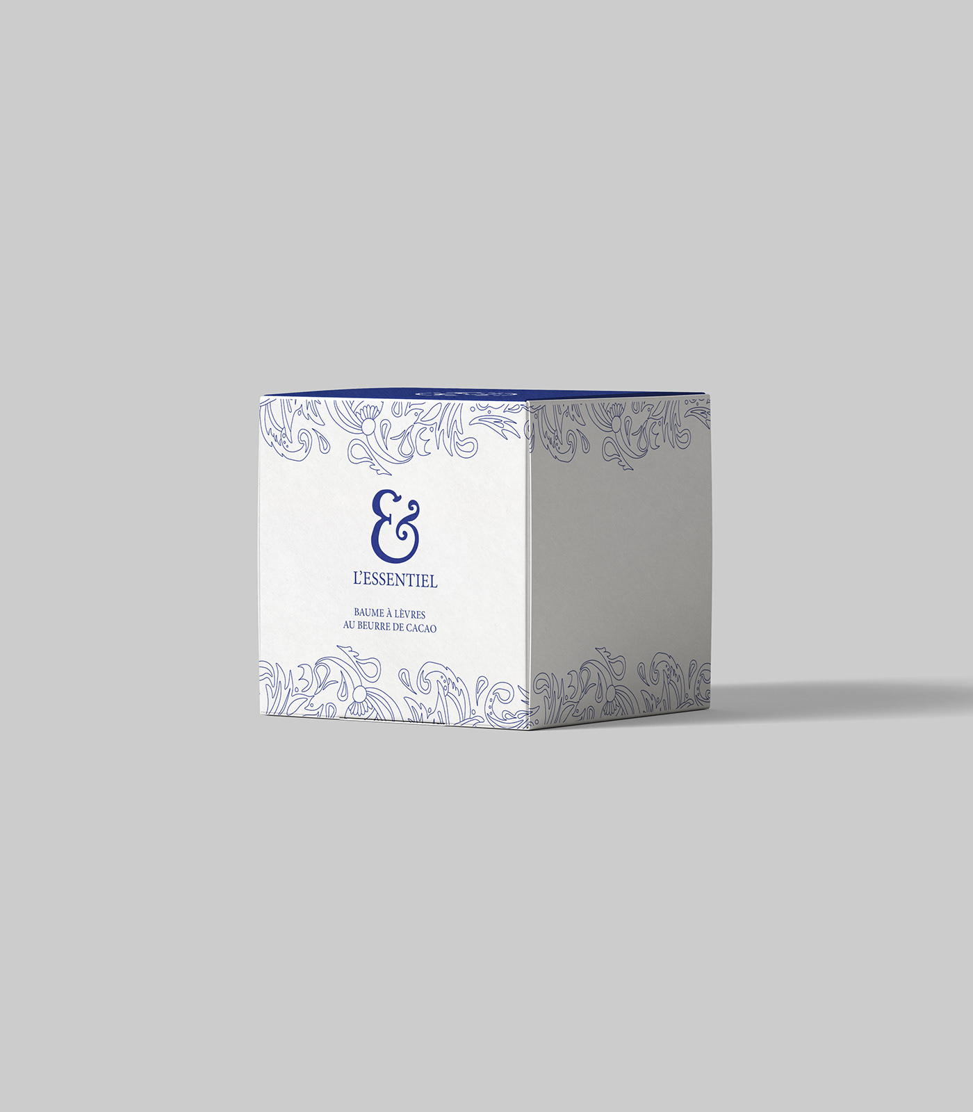 Mockup bleu blanc cosmetics Packaging brand identity Logo Design visual identity adobe illustrator adobe