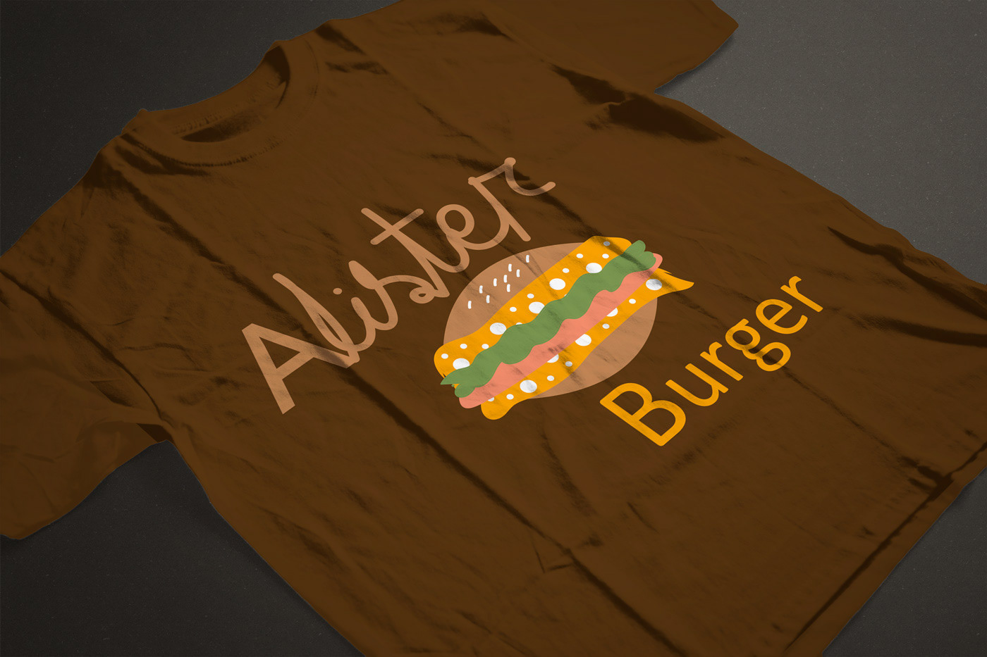 burger company Fashion  FOOD INDUSTRY handmade ILLUSTRATION  new t-shirt trend