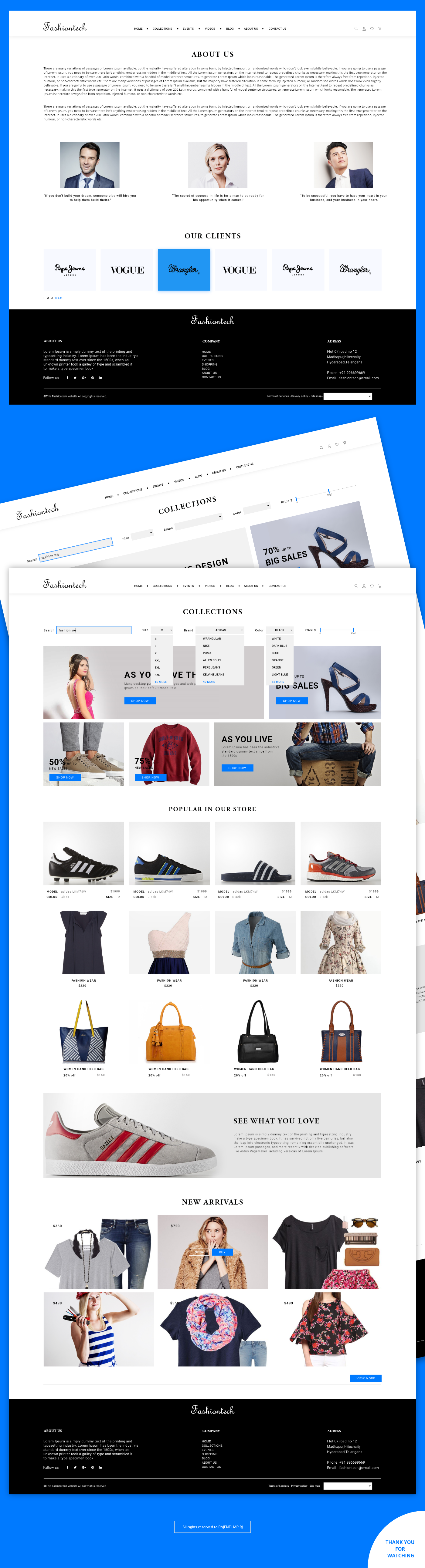 Website ux/ui Interaction design  web designing photoshop UI ux Ecommerce e-commerce