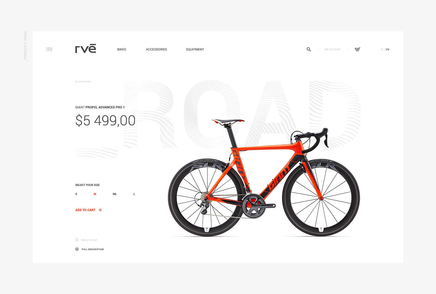 Bike shop concept sport clean orange store design Bicycle RVE