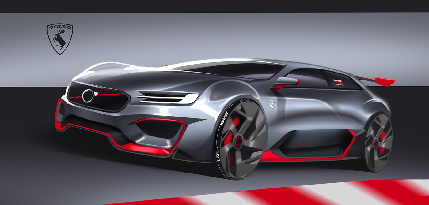sketches automotive   car design Audi miedziu styling  wacom Marker wroclaw