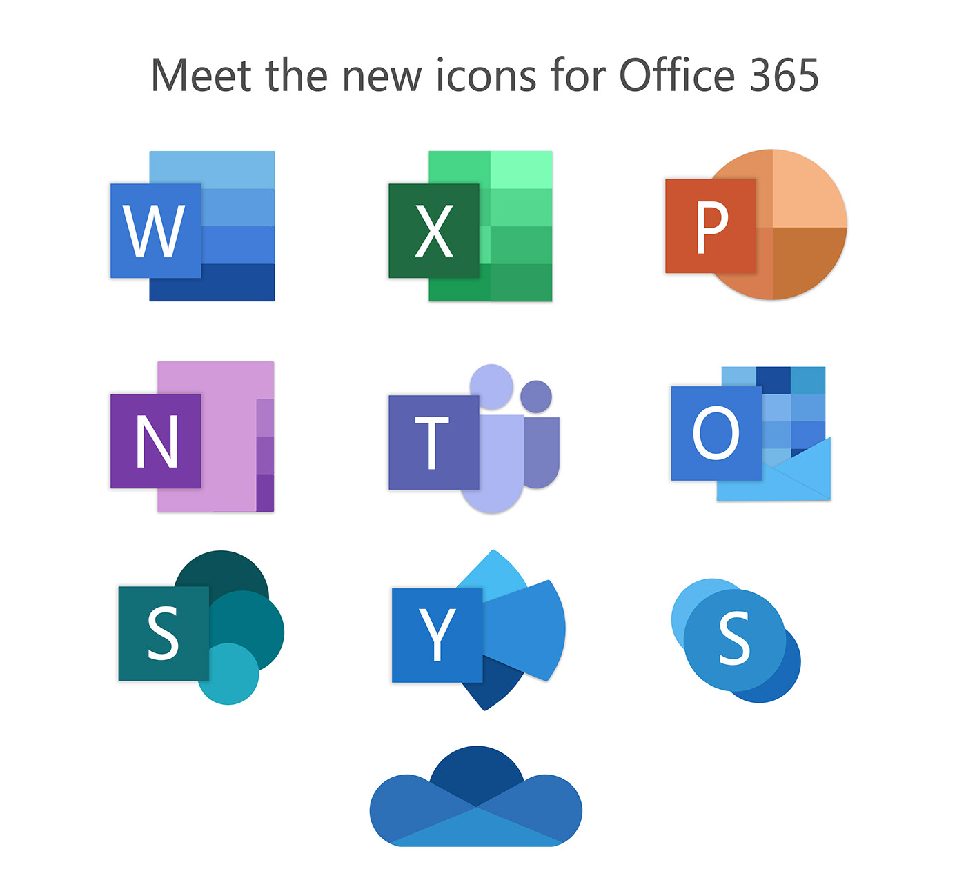 Office 365 Teams Icon Mac Replacement Icons Office 365 Word Excel ...