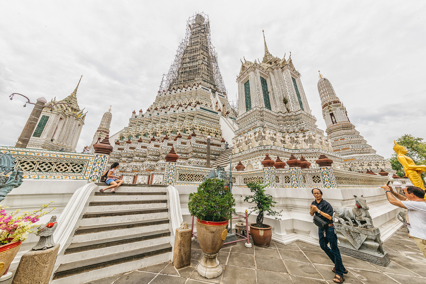 Wat Arun Bangkok Thailand Travel Street architecture Photography  buddhist temple