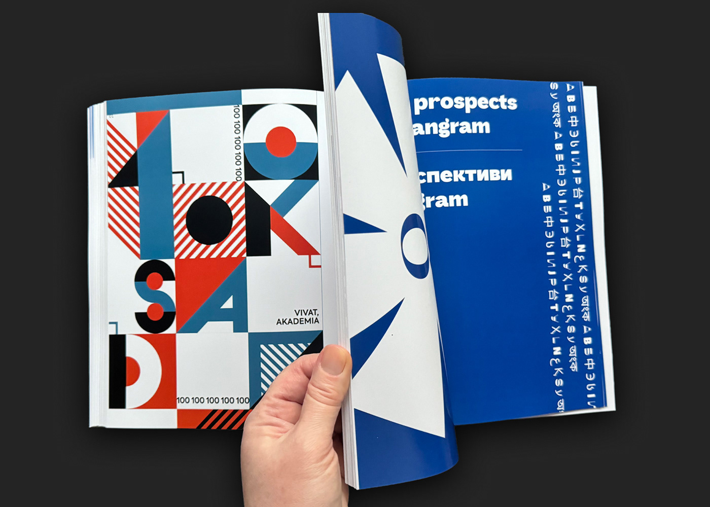 print Layout editorial magazine design Typeface font catalog Competition publication