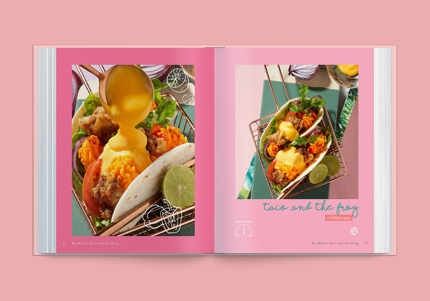 cookbook Cookbook Design Masterchef cooking recipe Food  food illustration editorial editorial design  Layout