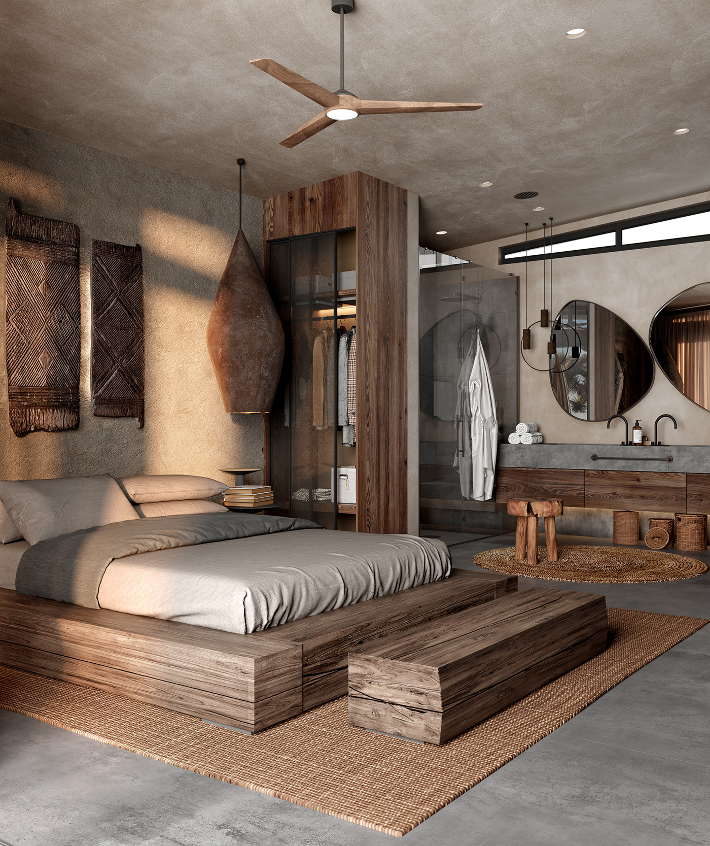 architect archviz bedroomdesign corona design Holiday holidayhouse house Wabisabi YanaPrydalna
