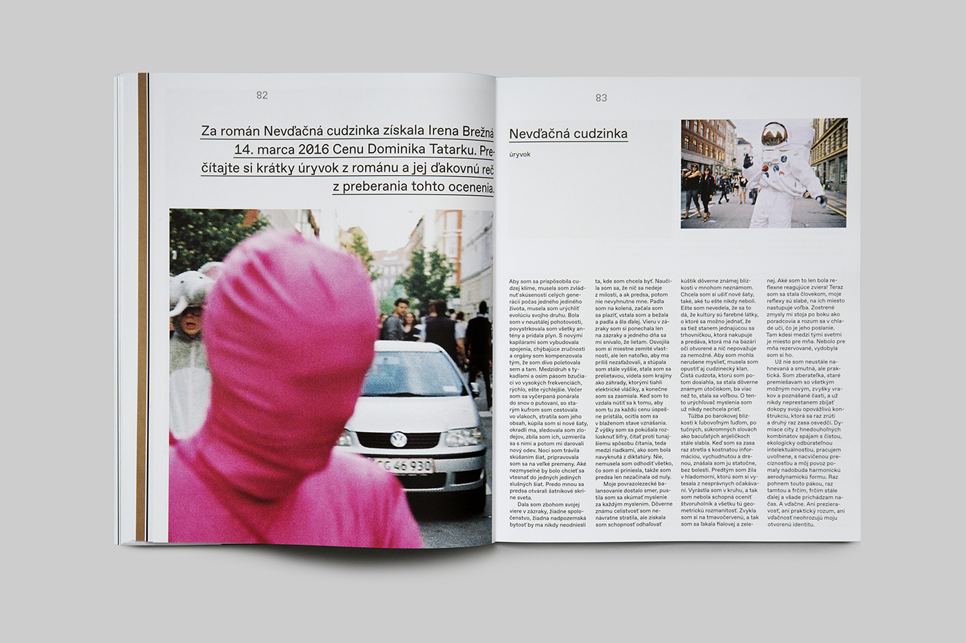 magazine editorial design  graphic design  minorities Refugees neon colors