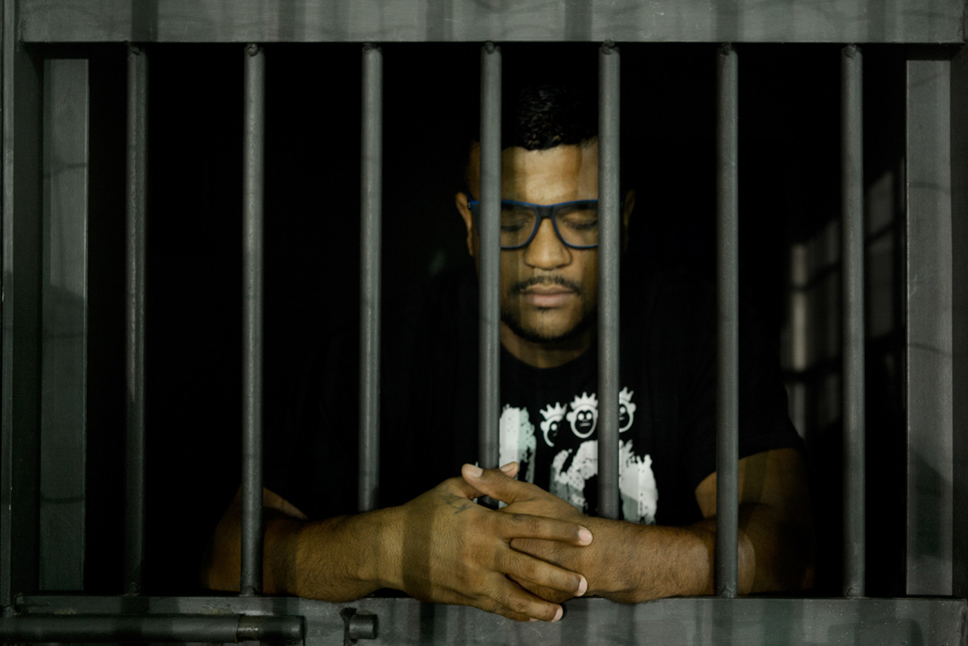 behind bars Cell inmates Jail Plethora portraits prison violence