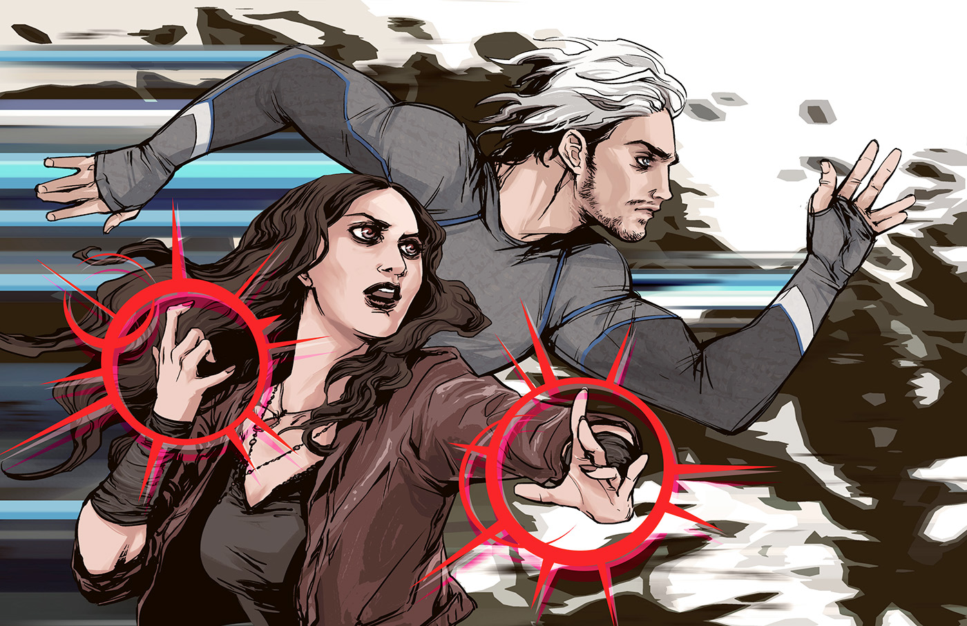 marvel scarlet witch Quicksilver mcu Avengers