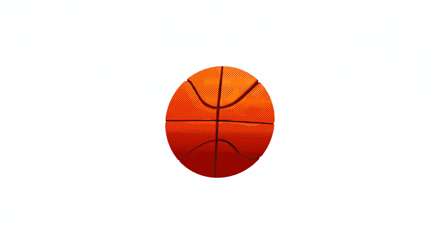 animation  ArtDirection basketball gif ILLUSTRATION  NBA