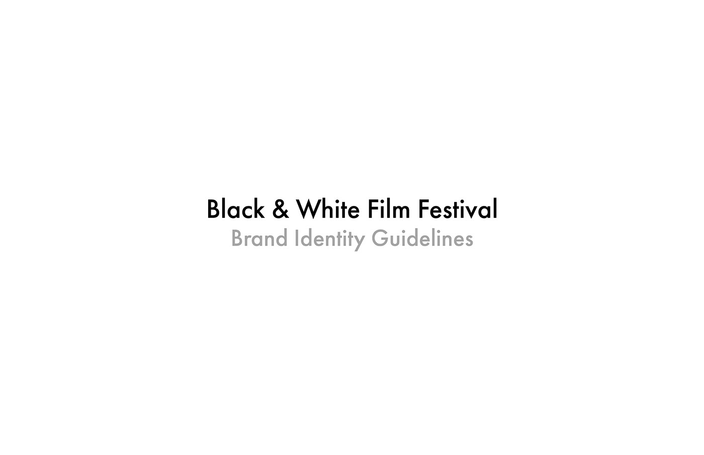 branding  film festival logo