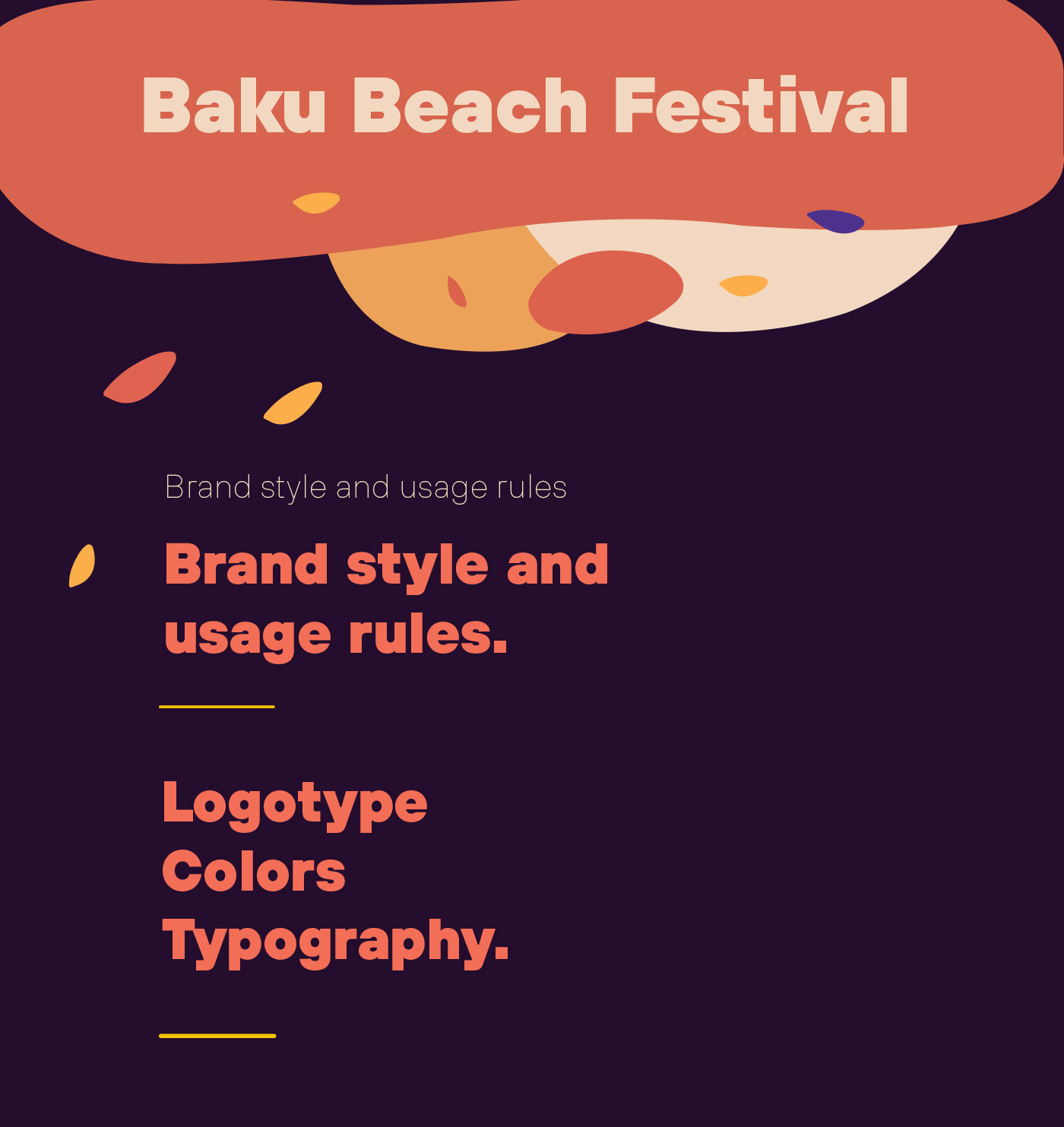 festival music colors logodesign brendbook events fesival logo Event beach poster fest