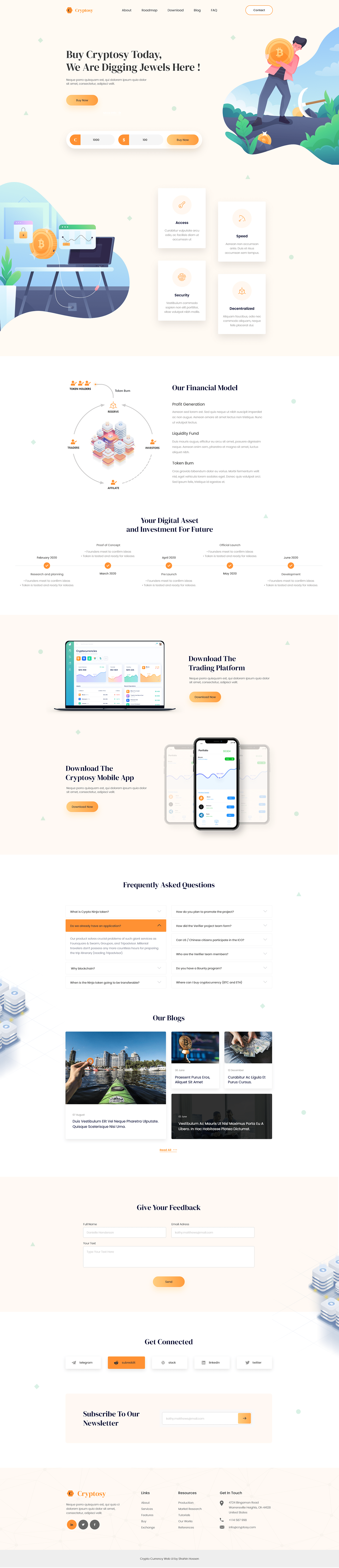 crypto crypto currency design landing page trending design UI/UX user interface Web UI Website