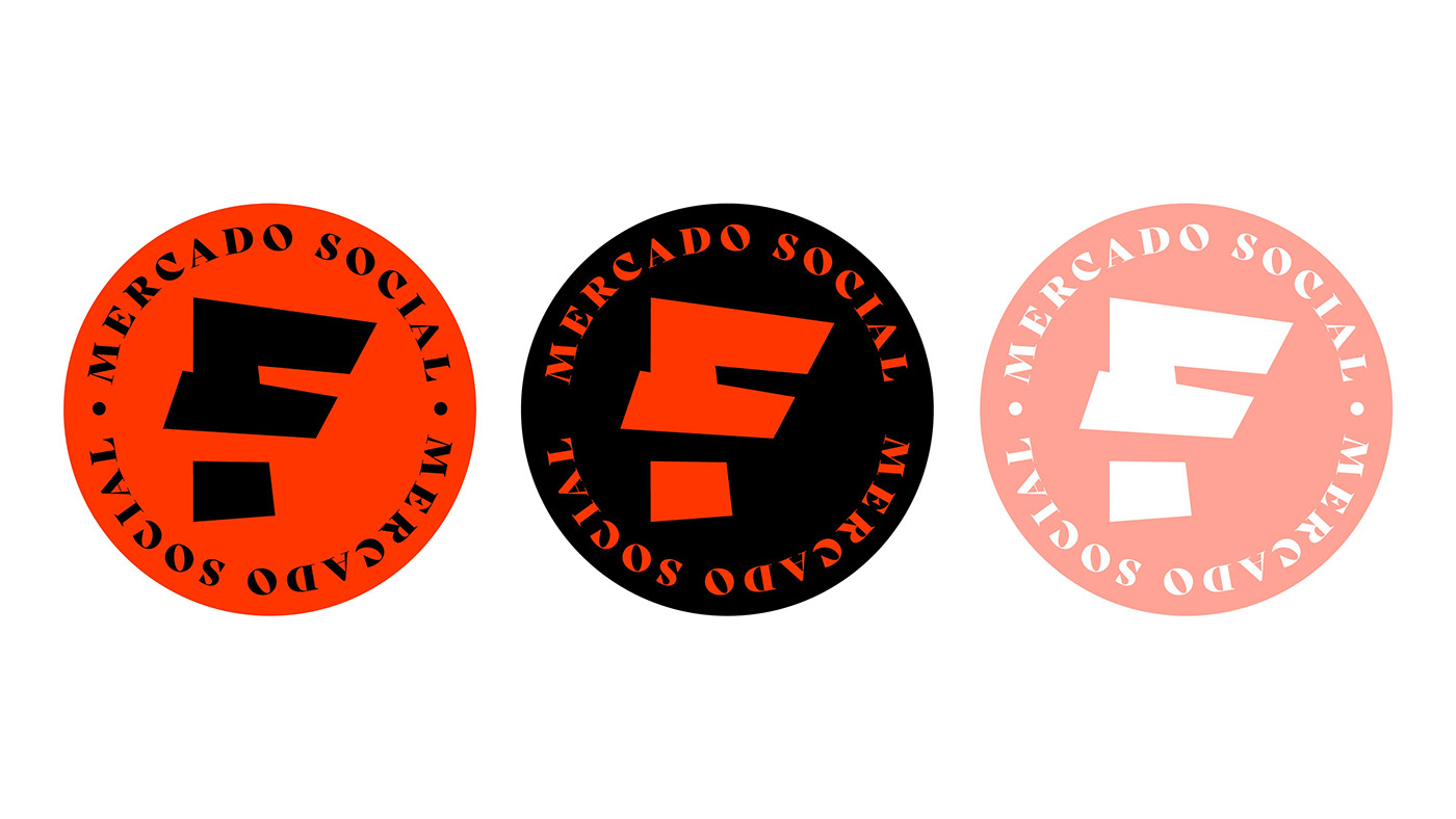 edge Filo food design gourmet Logotype market Mercado mercado social social visual identity