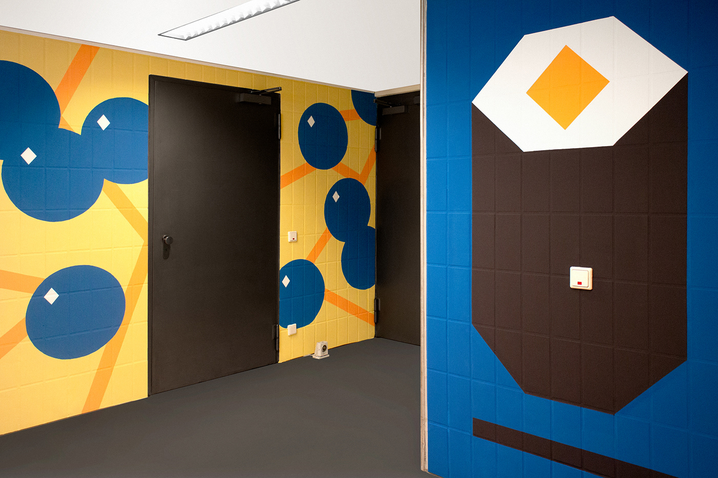 art contemporary design ILLUSTRATION  Interior JULIANFAUDT muralart stefanmückner WABB wearebürobüro