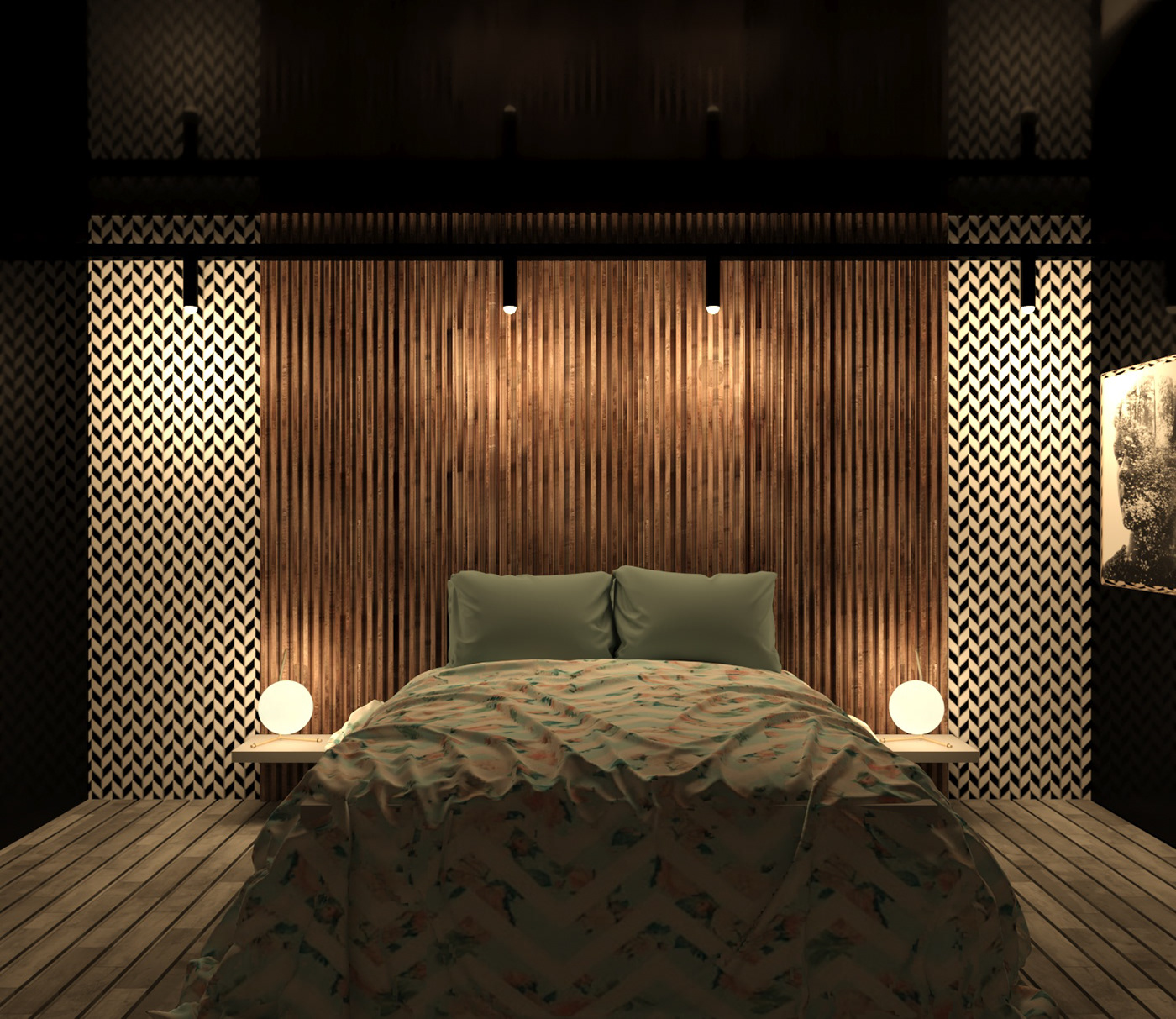 bedroomdesign design interior bedroom shot interiordesign Modern Bedroom design rendering