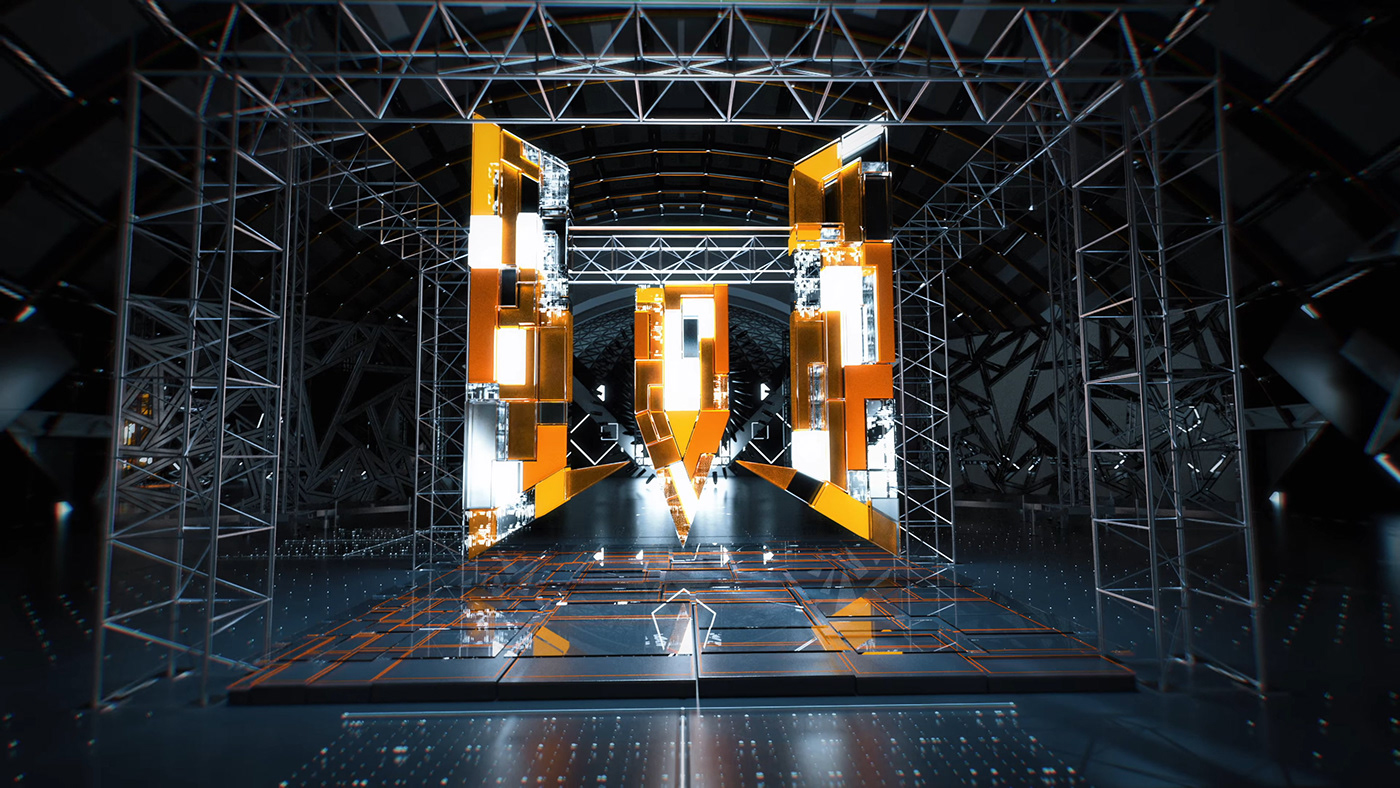 3D logo warface cinema4d redshift animation  after effects fusion 360 intro CG